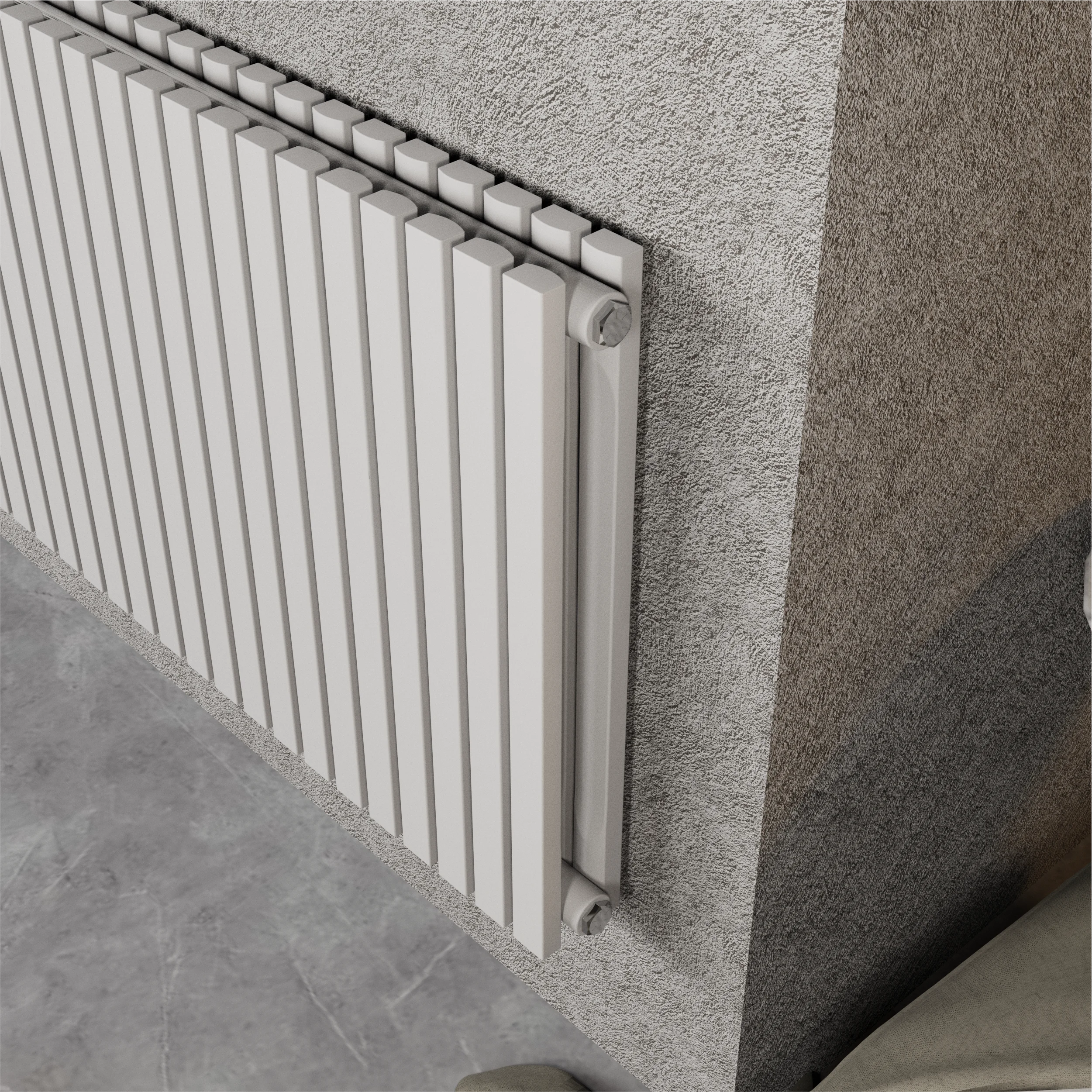 Paneelheizkörper Flachheizkörper Wohnraumheizkörper Leistungsstark 2-Lagig Waagrecht bis 2672 Watt - MILANO