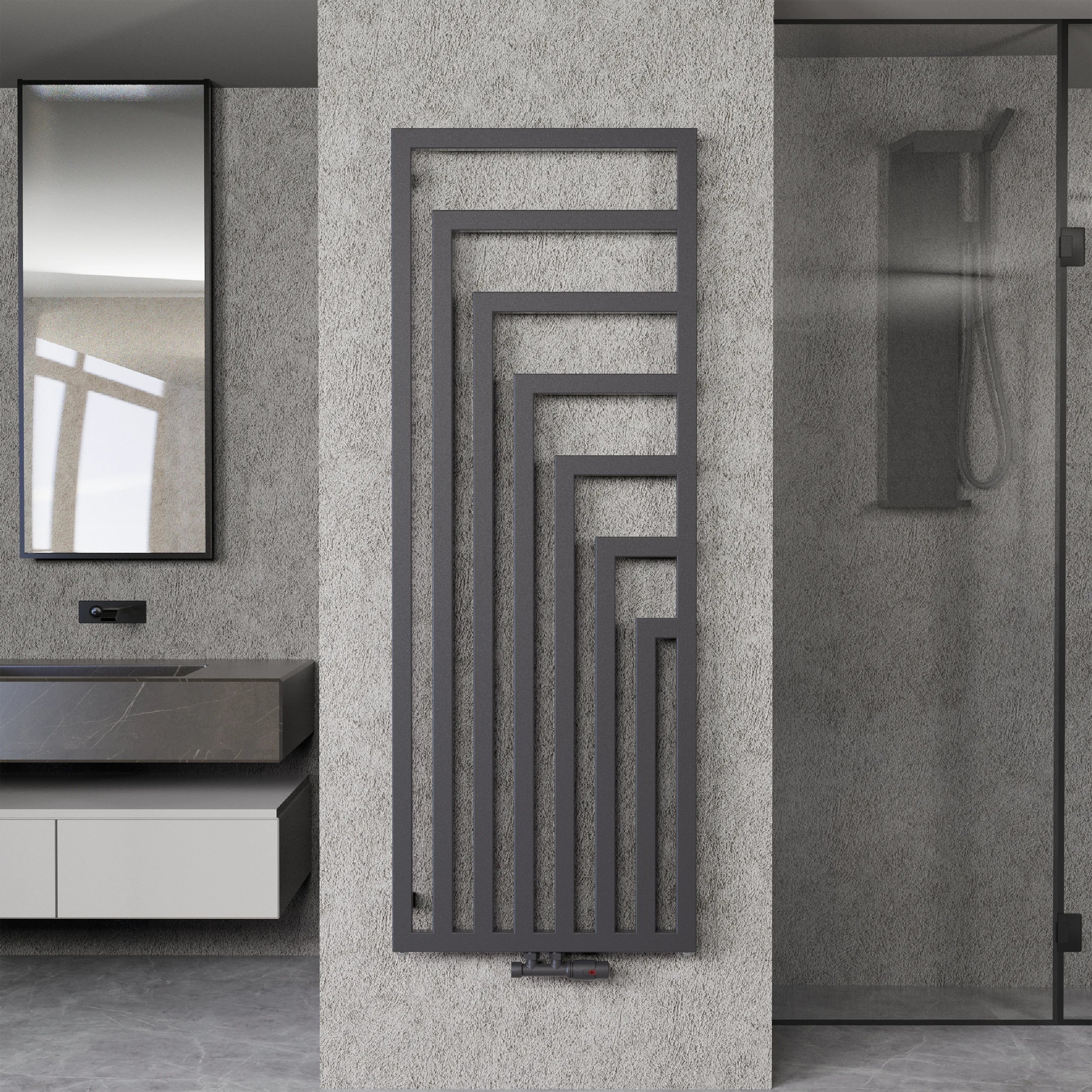 Badheizkörper Design Röhrenheizkörper - ROM 510 / 896 Watt