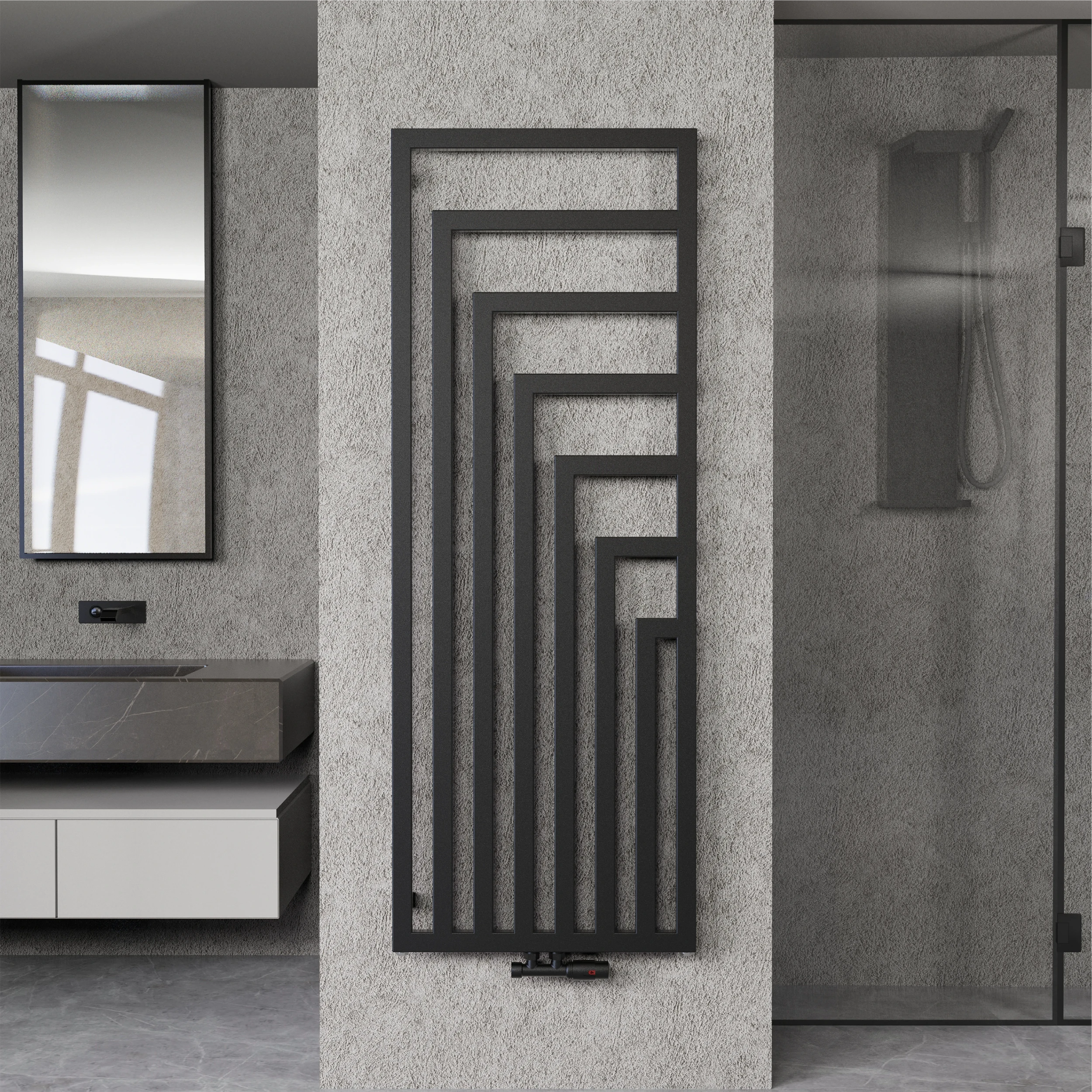 Badheizkörper Design Röhrenheizkörper - ROM 510 / 896 Watt